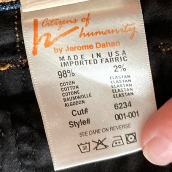 Citizens of Humanity Kelly #001 Stretch Low Waist Bootcut Jeans - Picture 14 of 16